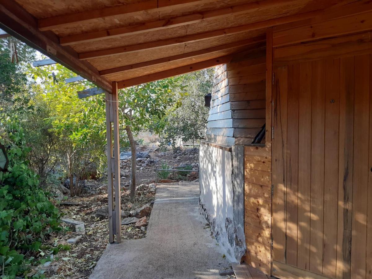 בקתת עץ בחורש במנות - דום גיאודזי - Wooden Cabin In Manot Εξωτερικό φωτογραφία