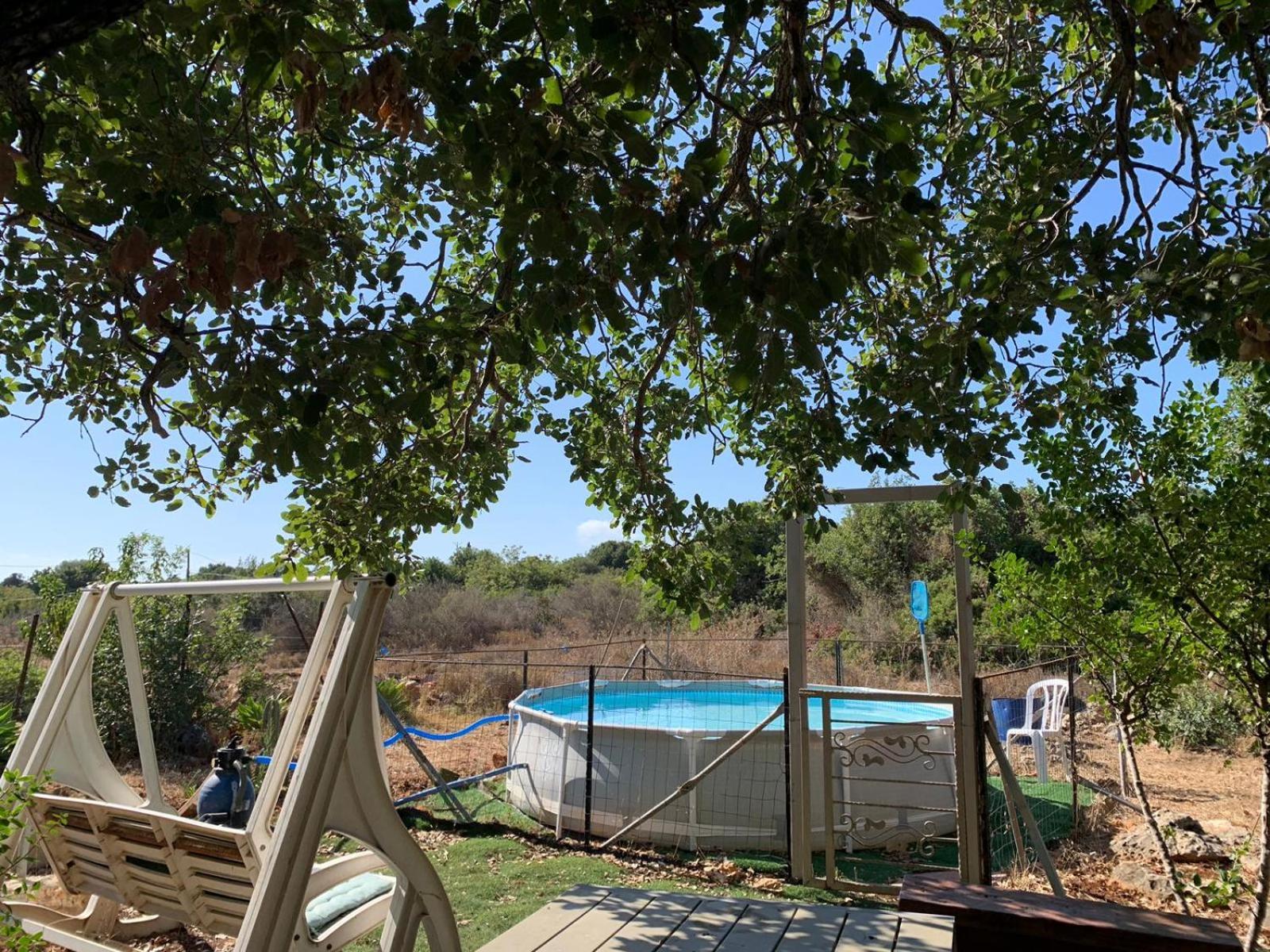 בקתת עץ בחורש במנות - דום גיאודזי - Wooden Cabin In Manot Εξωτερικό φωτογραφία
